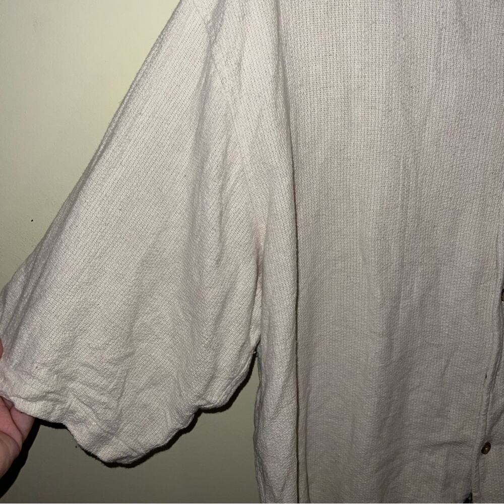 VINTAGE HARBOR SPORT mens casual linen blend button up XLT - Picture 3 of 5